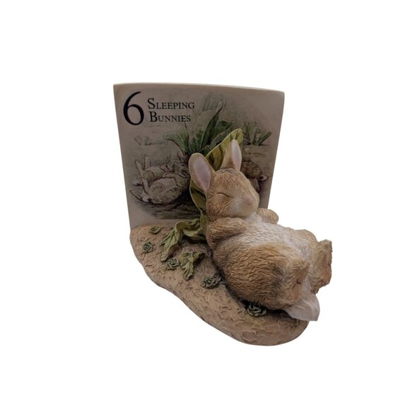 1997 The World of BEATRIX POTTER "6 Sleeping Bunnies" Figurine plus bonus one - Picture 13 of 16